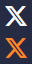 x logo